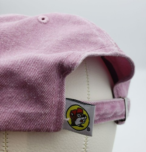 Buc-ees rosa Baseball Cap mit verstellbarem Riemen & gesticktem Biber Logo Bucees - Bild 6 von 9