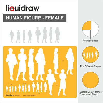 Geometry Template Traceease Female Human Figure Template Stencils Fashion Designers Drafting