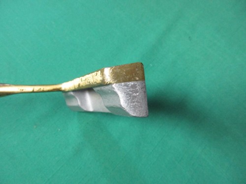 Knight DT-2 DuoTech Brass/Titanium Cross Milled Putter - 35" long - New Grip! - Picture 6 of 7
