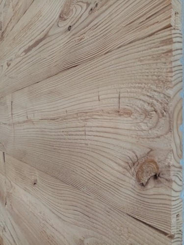 Gehackte Europa Lärche, Nut + Feder thermobehandelt 18,5 x 194 mm B-C Sortierung - Bild 4 von 8