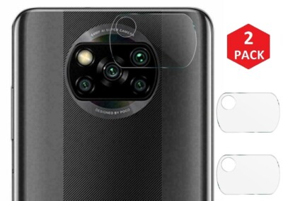 2x Xiaomi Poco X3 / X3 Pro Kamera Linse Panzerfolie Schutzglas 9H Glas Camera
