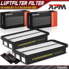 2x Luftfilterein Filtereinsatz für Hyundai Getz TB 1.5 CRDi 2003-2009 Diesel