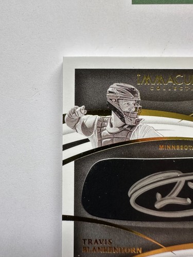 Ryan Jeffers Travis Blankenhorn 2021 Immaculate Dual Eye Black Auto #18/50 Twins - Picture 2 of 6