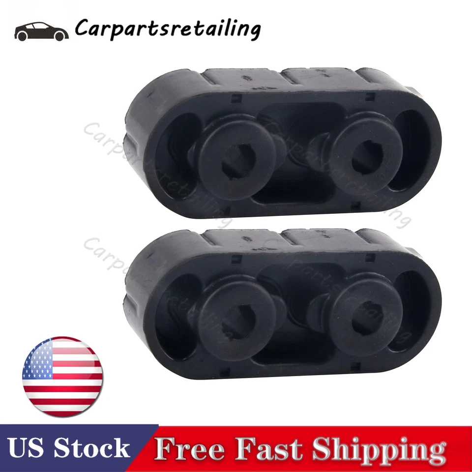 2*Aislador de suspensión de silenciador de escape para Chevrolet Silverado 1500 WT doble cabina 5,3 L Foto 3 de 4