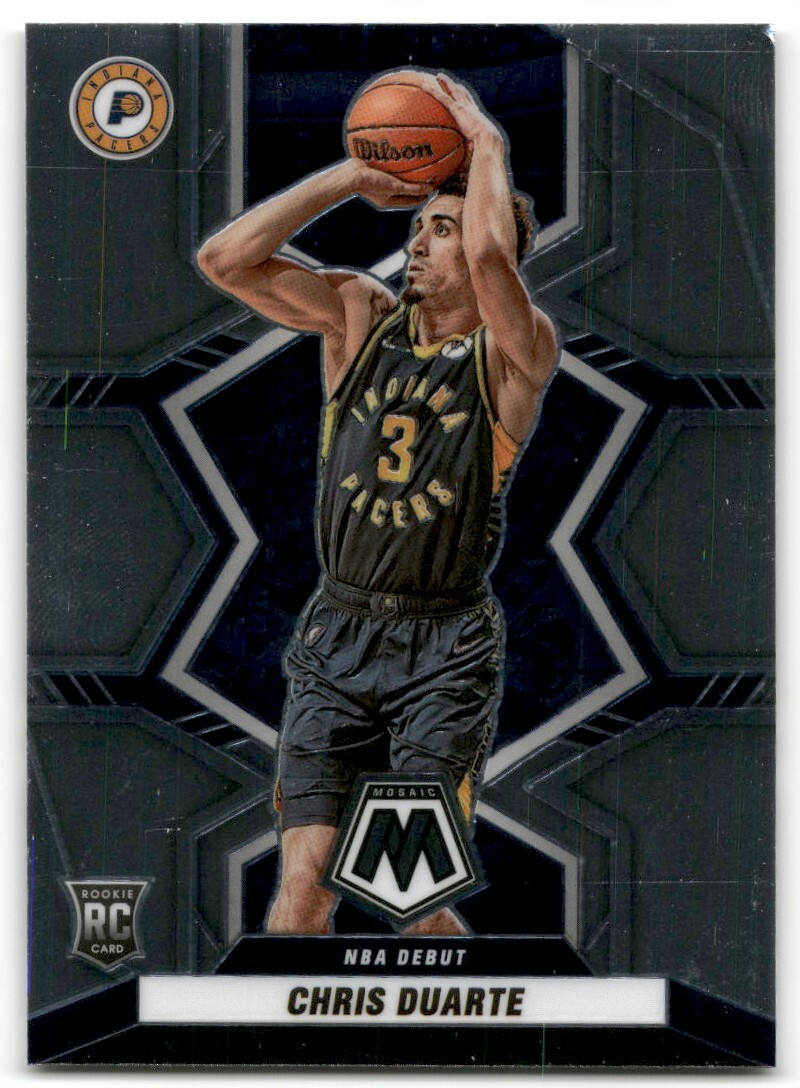 2021-22 Panini Mosaic Chris Duarte Rookie Indiana Pacers #270