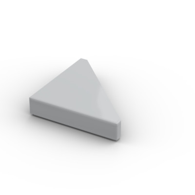 Lego 10x Fliese dreieck 2x2 tile triangular 35787 hellgrau light bluish gray