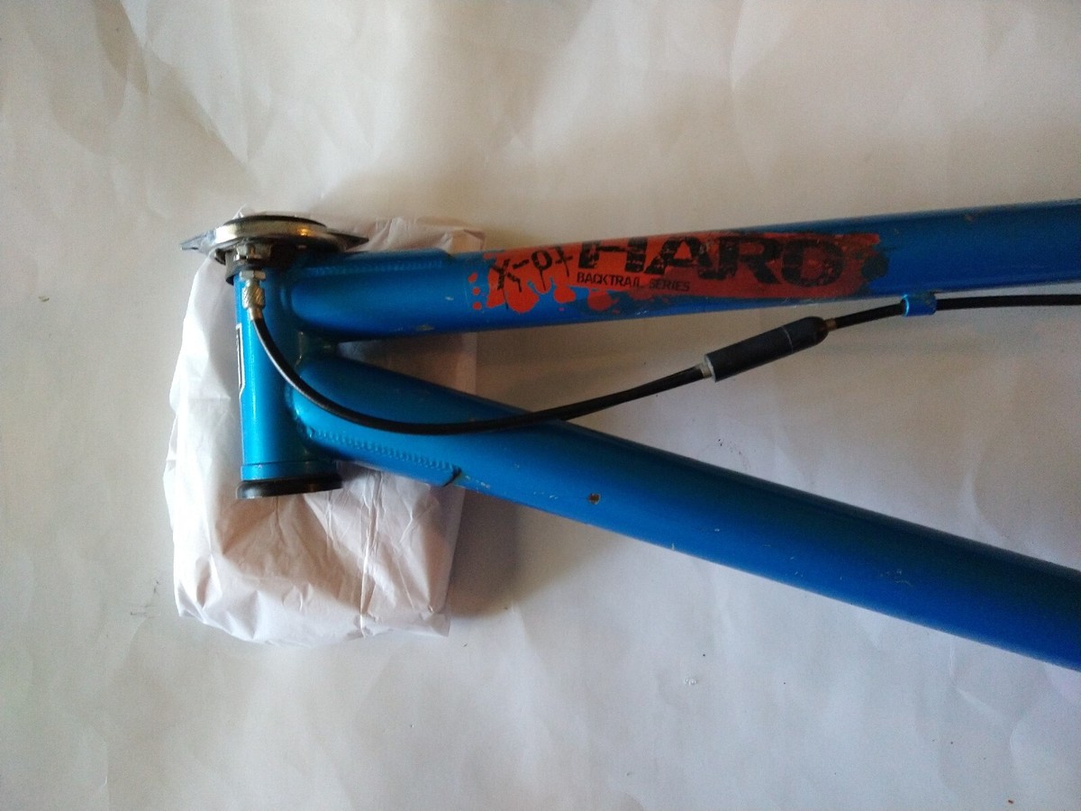 Haro Bikes Backtrail X-01 Mid School Bicycle Frame Color Neon Blue