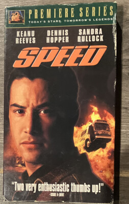 Speed (VHS, 1996) Sandra Bullock Keanu Reeves Dennis Hopper