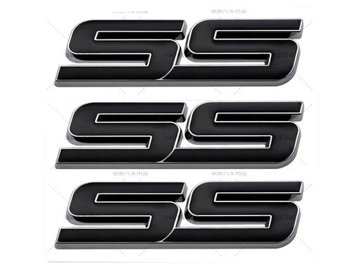 3pcs SS Emblems Badges Nameplate 3D Logo For Silverado Sierra - Foto 7