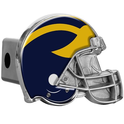 Michigan Wolverines Helmet 3D Polyurethane Domed Plastic Hitch Cover 2'' Receiver