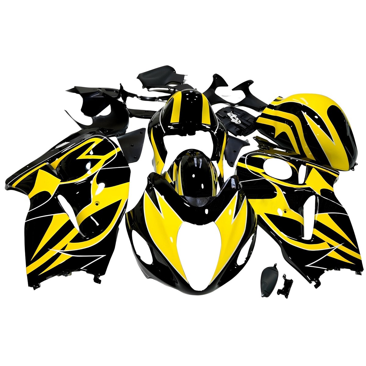 Yellow Black ABS Fairing For Suzuki GSXR1300 Hayabusa 1997 98 1999