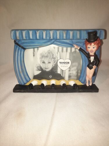 I Love Lucy Stage Curtains Lucy Photo Picture Frame Tabletop 6" Vandor - Afbeelding 1 van 5
