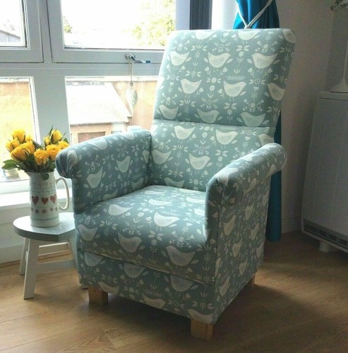 British Made Adult Chair Accent Armchair Prestigious Fryetts Fabrics Nursery New - Picture 71 of 82