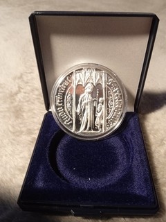 Universität Erfurt Feinsilber Medaille 1 Unze 1994 von Helmut König