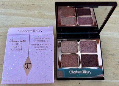 NIB Fresh Charlotte Tilbury PILLOW TALK Luxury Palette of Pops Eye Shadow Quad