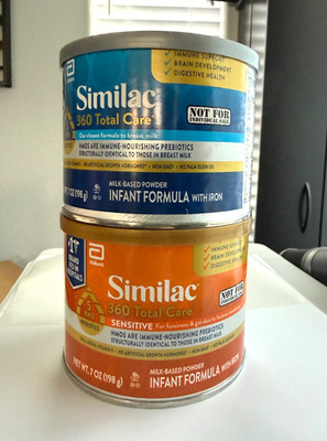 Similac 360 TOTAL CARE Powder Infant Formula w/IRON & SENSITIVE NEW Prebiotics