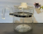 Vtg Pyrex 7759-B Glass Stove Top Percolator 9 Cup Coffee Pot COMPLETE