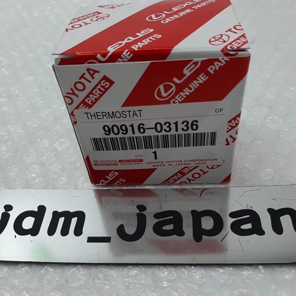 TOYOTA GENUINE LEXUS OEM CAMRY RAV4 ENGINE COOLANT 90916-03136 THERMOSTAT - Image 3 of 4