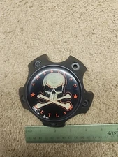 American Outlaw Wheels Matte Black Center Cap # BC-786S