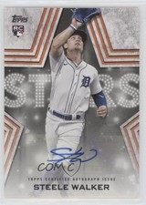 2023 Topps Series 2 Baseball Stars Auto Steele Walker #BSA-SWA Auto 16rl