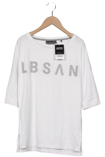 Elbsand T-Shirt Damen Shirt Kurzärmliges Oberteil Gr. XS Baumwolle Weiß #b7dpf5e