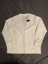 Nike 24/7 Impossibly Soft Cardigan Top HQ6948-133 Bone White Men’s Size L New