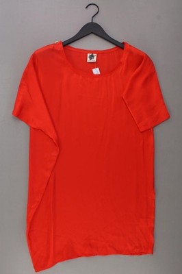 Ichi Volantkleid Comfort Kleid für Damen Gr. 36, S Kurzarm orange aus Polyester