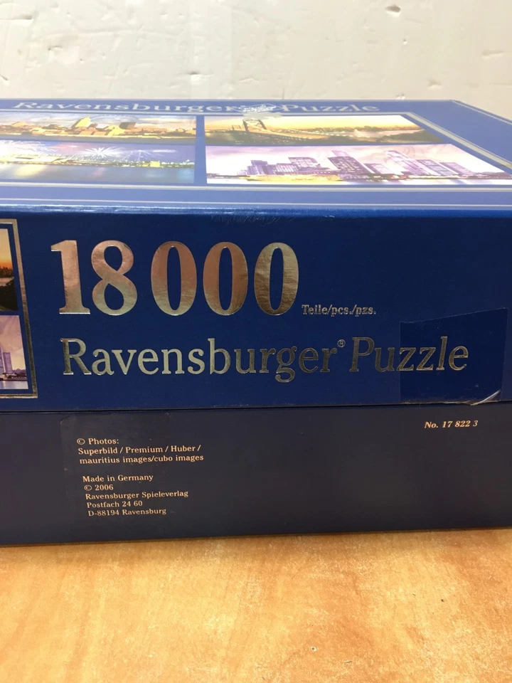 2006 Ravensburger Skylines of the World 18000 piece puzzle   COMPLETE - Image 3 of 4