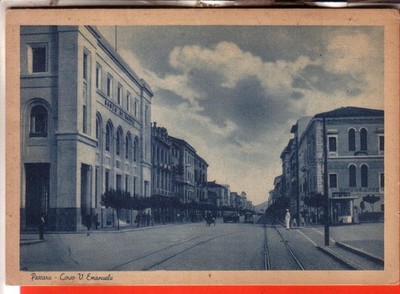 PESCARA POSTCARD FG ANTIQUE TRAVELLED 1946 CORSO V. EMANUELE OCCASION