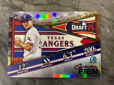 2025 1st Bowman Chrome Gavin Fien BDN-10 Draft Night Refractor 43/250