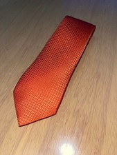 HERMES tie orange