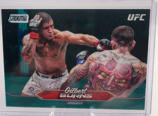 2025 Topps Stadium Club UFC Teal Foil Parallel of Gilbert Burns!!!!