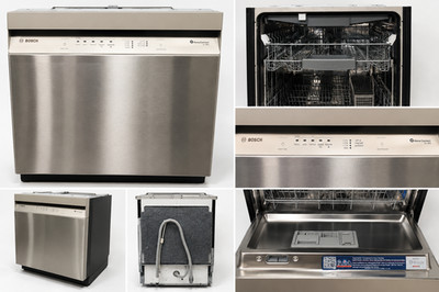 Bosch 24'' Stainless Steel Built-In Dishwasher Home Connect 50 dBA Tested Working