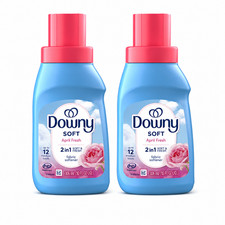 2-Pack Downy Liquid Fabric Softener, April Fresh, 12 Loads, 12/10 oz