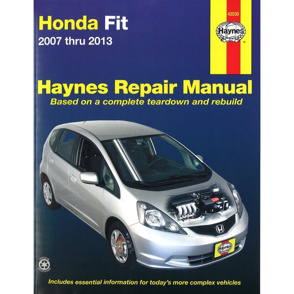 Honda Fit 2007-2013 Workshop Manual Haynes-image