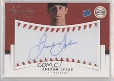 2012 Panini Signature Series Rated Rookie Game Ball 16/299 Jordan Lyles Auto rs2