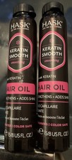 Lot of (2) HASK Smoothing Hair Oils with Kera...