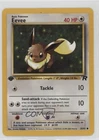 Eevee 1st Ed. Pokemon Team Rocket #55 2000