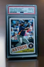 2020 Topps Update Yordan Alvarez 1985 35th Anniversary RC PSA 10 Rookie Astro