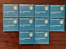 Smith & Wesson 5 Pack 12.5 Gram CO2 Cartridges No. 751 RARE 70’s MADE IN JAPAN