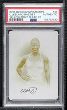 2016 Goodwin Champions Printing Plate Yellow 1/1 Camille Leblanc-Bazinet #44 4hj