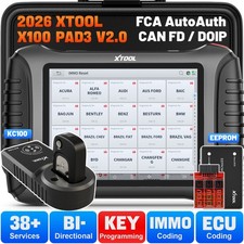 XTOOL X100 PAD3 V2.0 IMMO Key Programmer Full...