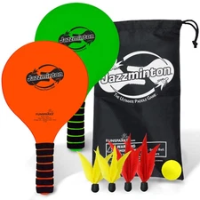 Select Paddle Ball Game with Carry Bag - Indoor Outdoor Toy - Play at The Bea...