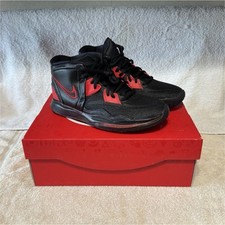 Nike Kyrie Infinity GS Black Red Boys Basketball Shoes Size 4Y
