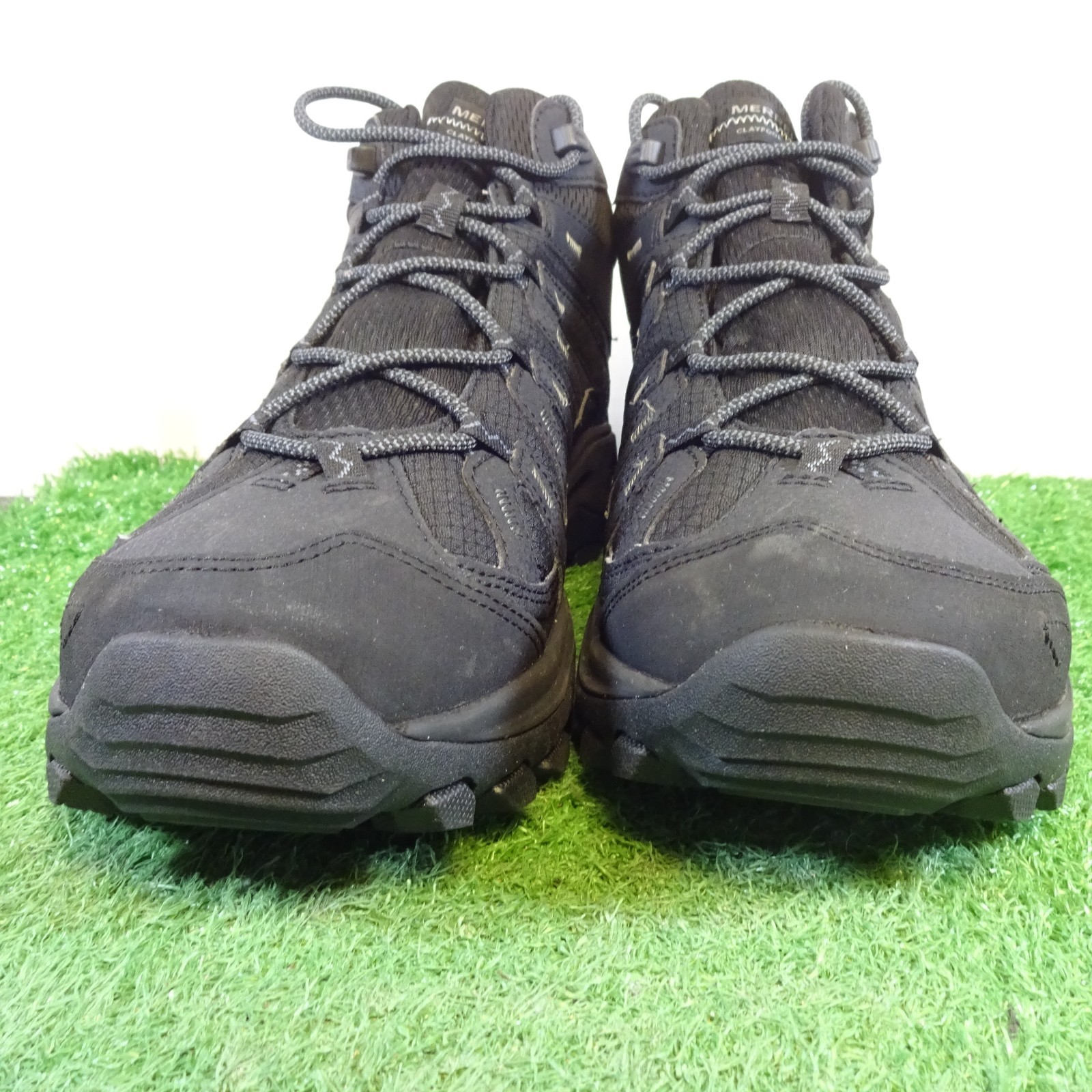 Scarpe da passeggio Merrell taglia 11 uomo nere Claypool sport escursionismo allenatore Goretex