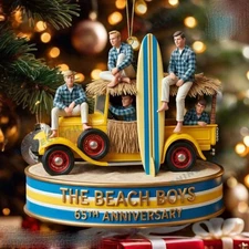 2025 HOT SALE! The Beach Boys 65th Anniversary Ornament 2d flat