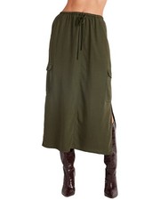 Bella Dahl Cargo Midi Skirt Women's M
