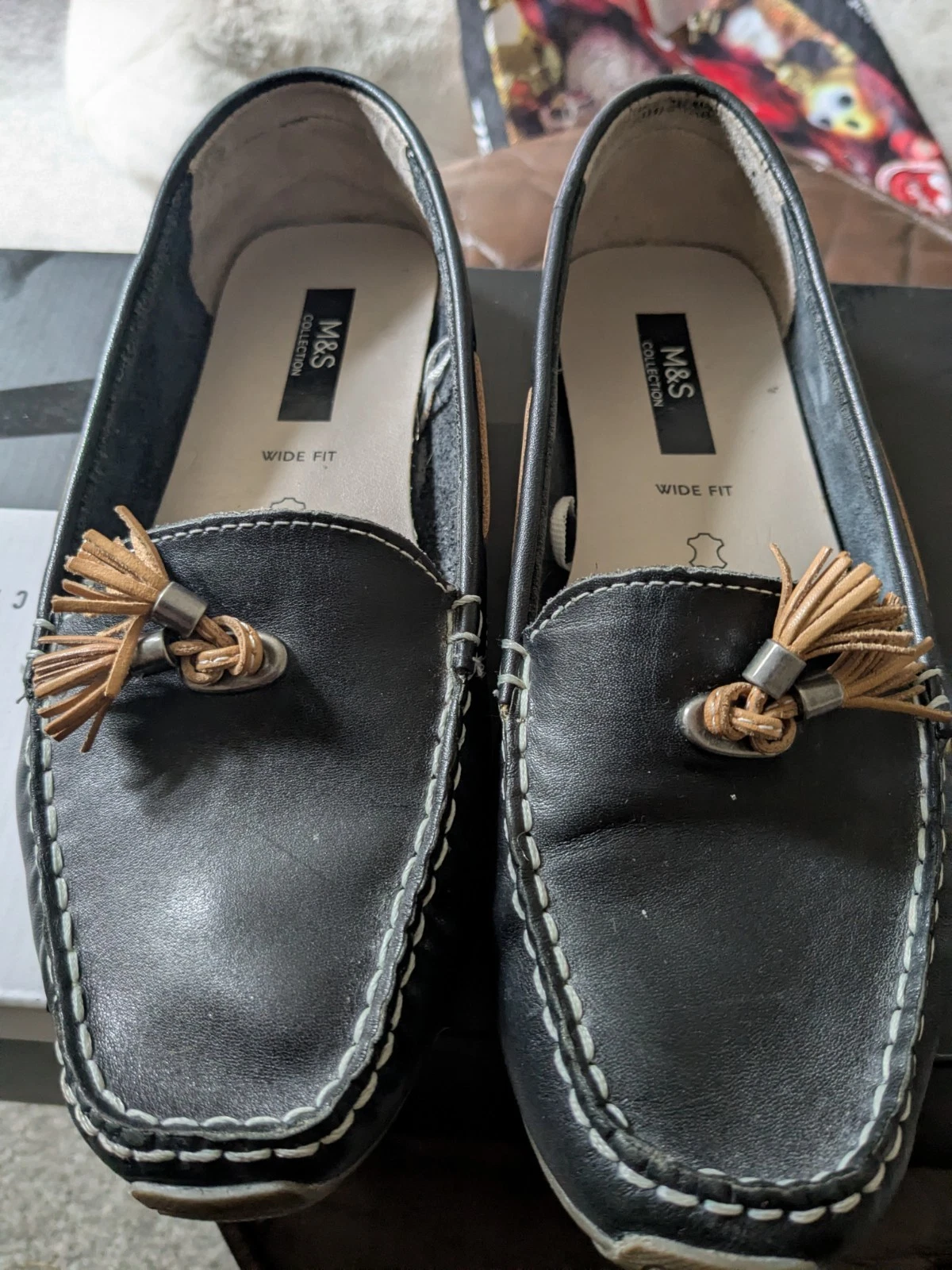 Mocassino donna Clarks blu navy taglia 4