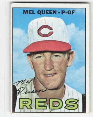 Mel Queen 1967 Topps #374a Cincinnati Reds GD-VG