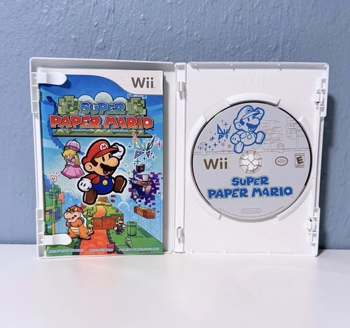 Super Paper Mario Nintendo Wii CIB Complete With Warranty